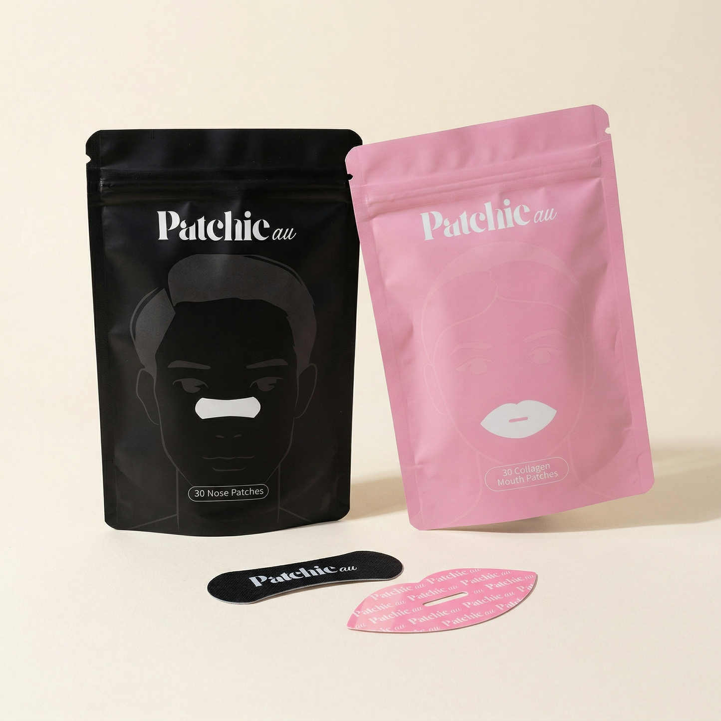 Collagen Mouth Tape + Black Nose Tape