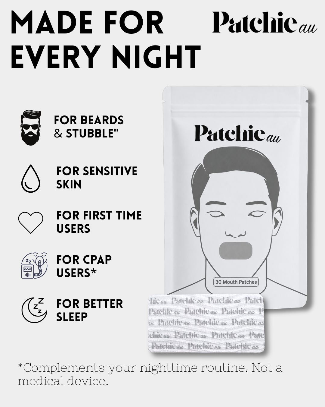Mouth Tape (30 pcs)