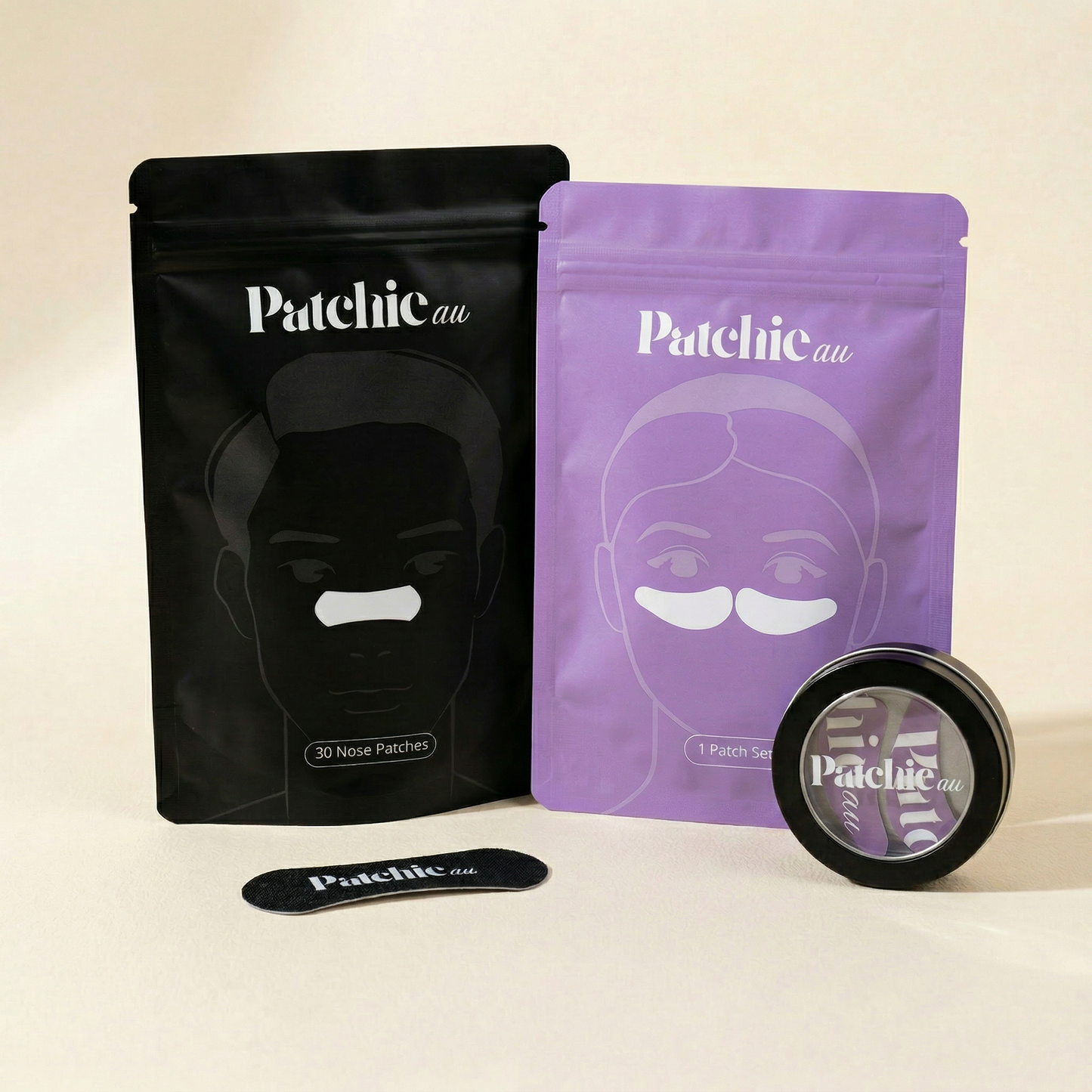 Black Nose Tape + Forever Eye Patch