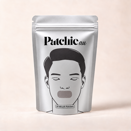 White Mouth Tape - Strong hold (30 pcs)